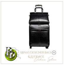 Load image into Gallery viewer, High Quality Genuine Leather 2 Piece Luggage Set - Brown or Black - Many Sizes