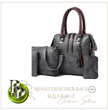 Load image into Gallery viewer, "Legend Collection" Women Handbags and Purse 4pcs Bag Set Female Shoulder Crossbody Bag Solid Color Soft Bag Wallet Handbag Cat Tassels Bags (SPECIAL)