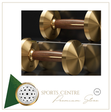 Load image into Gallery viewer, Limited Edition - Wooden Walnut Dumbbell Set + Stand (Slim & Sleek) 6KG-14KG