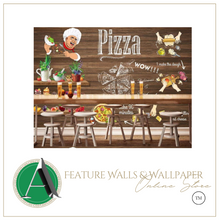 Load image into Gallery viewer, "Arna Collection" Wall Paper - Featured Walls - Kitchen/Pizza/Cafe/Coffee/Food/Spices/Restaurant
