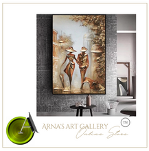 Load image into Gallery viewer, Arna's Luxury Painting Collection - Romantic Classic Canvas Painting - Many Styles