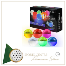 Load image into Gallery viewer, 6 Glow in The Dark Golf Balls Multi-Colour Luminous - Boxed
