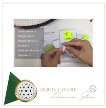 Load image into Gallery viewer, Smart Tennis Racket Tracker Sensor Bluetooth Wireless Motion Analyzer for Android IOS Smartphone Sport Tracker Sensor