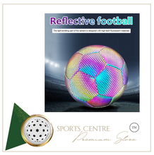 Load image into Gallery viewer, Reflective Soccer Ball Luminous Night Glow