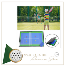 Load image into Gallery viewer, Foldable TENNIS Magnetic Training Assistant Tactical Board Tennis Game Tactics Board