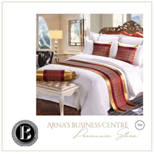 Load image into Gallery viewer, "Arna Royal LUXURY Collection" Hotel Quality Bed Runner/Scarf & 2 Cushion Covers - Many Colours