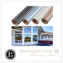 Load image into Gallery viewer, Top Quality - One Way Mirror Window Film Tint - Many Colours & Sizes 100cm