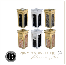 Load image into Gallery viewer, Arna Royal Vintage Collection" Luxury Golden Outside/Inside Large Trash Rubbish Bin - Home or Business