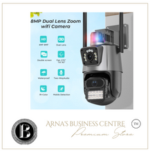 Load image into Gallery viewer, 8MP 4K Wifi Camera Dual Lens Security Protection Waterproof Security CCTV Video Surveillance Camera Light Alarm IP Camera