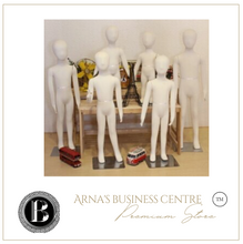 Load image into Gallery viewer, "Arna Royal Gown Collection" Luxury Child 1-12years Off White Mannequin Cosmetology Window Display Model