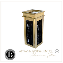 Load image into Gallery viewer, Arna Royal Vintage Collection" Luxury Golden Outside/Inside Large Trash Rubbish Bin - Home or Business