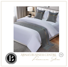 Load image into Gallery viewer, "Arna Royal LUXURY Collection" Hotel Quality Bed Runner/Scarf & 2 Cushion Covers - Many Colours