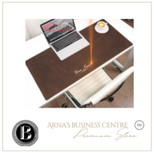 Load image into Gallery viewer, "Legend Collection" - New Men's Genuine Leather Business Desk/Computer Mat Cowhide FREE ENGRAVING PERSONALISE