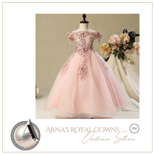 Load image into Gallery viewer, "Arna" Royal Gown Collection - Girl/Formal/Wedding/Pageant - Made to Measure - Large arrange of Colours