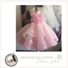 Load image into Gallery viewer, "Arna" Royal Gown Collection - Girl/Formal/Wedding/Pageant - Made to Measure - Large range of Colours