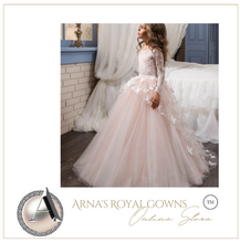 Load image into Gallery viewer, "Arna" Royal Gown Collection - Butterfly Girl/Formal/Wedding/Party - Made to Measure - Large range of Colours