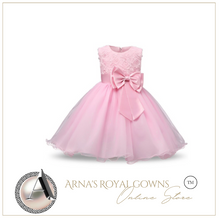 Load image into Gallery viewer, "Arna" Royal Gown Collection - 0-24 Month Baby Princess Dress For Newborn Girls Party Christening Gown Vintage Infant Baptism Wedding Cl
