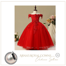 Load image into Gallery viewer, "Arna" Royal Gown Collection - Girl/Formal/Wedding/Pageant - Made to Measure - Large arrange of Colours