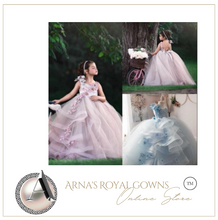 Load image into Gallery viewer, "Arna" Royal Gown Collection - Flower Girl/Formal/Wedding/Pageant - Made to Measure - Large range of Colours