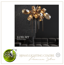 Load image into Gallery viewer, "Arna's Luxury Collection" Chandelier 120cm x 43cm Luxury Blown Glass