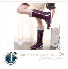 Load image into Gallery viewer, Rain Boots/Gumboots Women High-Top Boots - NON-SLIP, WATERPROOF, PVC