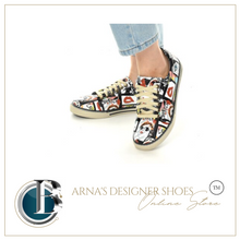 Load image into Gallery viewer, Digital Print Colourful Patterned Women's Sports Shoes - Many Colours & Styles