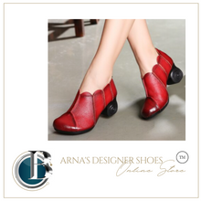 Load image into Gallery viewer, "Arna" Collection Shoes - Handcrafted Original Leathers - Retro Women Pumps