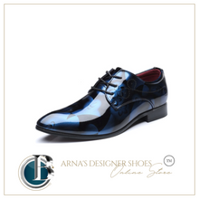 Load image into Gallery viewer, Mens Patent Leather Oxford Shoes Pointed Toe Business Wedding Shoes - Many Sizes & Colours