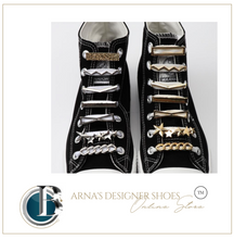 Load image into Gallery viewer, Gold & Silver Metal Buckle Charms for Shoe Laces - NEW ARRIVAL