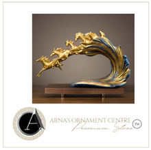 Load image into Gallery viewer, Nordic Sculpture Designer 6 Horse Statue Book Shelf Accessories - Office Home & Living