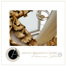 Load image into Gallery viewer, "Arna Collection" Gold Tray's - Nordic Ginkgo Leaf Mirror Display Tray