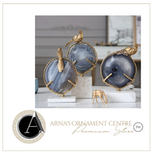Load image into Gallery viewer, "Arna Collection" Luxury -Natural Agate Marble Bird Figurine Creativity Ornaments Desk Bookcase Natural Material Crafts Living Room Decoration