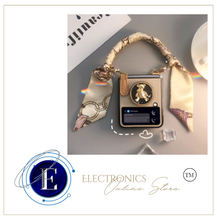 Load image into Gallery viewer, Designer Teddy Bear Samsung Case + Ring Stand - Galaxy Zip Flip 3 - Galaxy Zip Flip 4 (Many Styles)