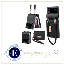 Load image into Gallery viewer, Designer Samsung Case Wallet + Ring Stand - Galaxy Zip Flip 3 - Galaxy Zip Flip 4 (Many Styles)