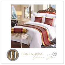 Load image into Gallery viewer, "Arna Royal LUXURY Collection" Hotel Quality Bed Runner/Scarf & 2 Cushion Covers - Many Colours
