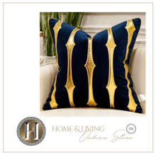 Load image into Gallery viewer, "Arna Royal LUXURY Collection" European-Style Sofa Cushion Cover Luxury 45cm x 45cm Silver/Gold Range