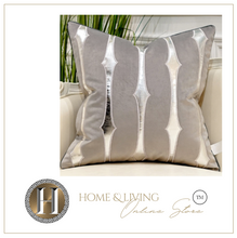 Load image into Gallery viewer, "Arna Royal LUXURY Collection" European-Style Sofa Cushion Cover Luxury 50cm x 50cm Silver/Gold Selection