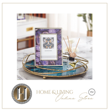 Load image into Gallery viewer, "Arna Lisa" Royal Collection - Luxury Unique Design - Gold Glass Trays Decorative Creative Bird Frame