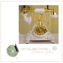 Load image into Gallery viewer, Deluxe "Arna Royal Collection" Luxury European Retro Telephone Landline Phone with Mechanical Ring,