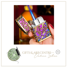 Load image into Gallery viewer, "Arna Lisa" Royal Collection - Top End Lighter Refillable Metal