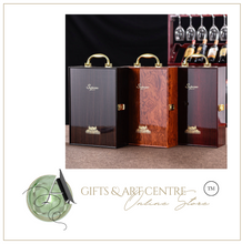 Load image into Gallery viewer, "Arna Lisa" Royal Collection - Twin Leather Box - Top Line Gift Box + Accessories