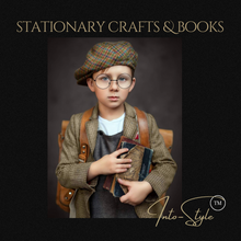 Load image into Gallery viewer, "Arna's Designer School Bags" New Product! British Tartan Red Primary Flip Large-capacity Bag