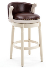 Load image into Gallery viewer, "Arna Royal Victorian Collection" Luxury Plus Furniture - Exquisite American Style Leather Bar Stools