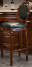 Load image into Gallery viewer, "Arna Royal Victorian Collection" Luxury Plus Furniture - Exquisite Leather American Bar Stools