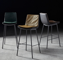 Load image into Gallery viewer, "Arna Royal Victorian Collection" Luxury Plus Furniture - Exquisite Style Leather Bar Stools