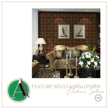 Load image into Gallery viewer, "Arna" Collections - DIY - Custom Wall 3D Wall Stickers Self Adhesive Embossed Foam Panel