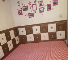 Load image into Gallery viewer, "Arna" Collections - DIY - Custom Wall 3D Wall Stickers Self Adhesive Embossed Foam Panel