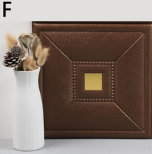 Load image into Gallery viewer, "Arna" Collections - DIY - Custom Wall 3D Wall Stickers Self Adhesive Embossed Foam Panel