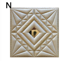 Load image into Gallery viewer, "Arna" Collections - DIY - Custom Wall 3D Wall Stickers Self Adhesive Embossed Foam Panel