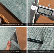 Load image into Gallery viewer, "Arna Collection" - Wall Paper - Luxury Self-Adhesive Wall Cloth New Linen Textured (Many Colours)